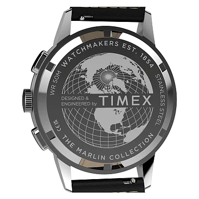 Timex Marlin Neo Classic Chronograph 40mm Leather Strap TW6A01200