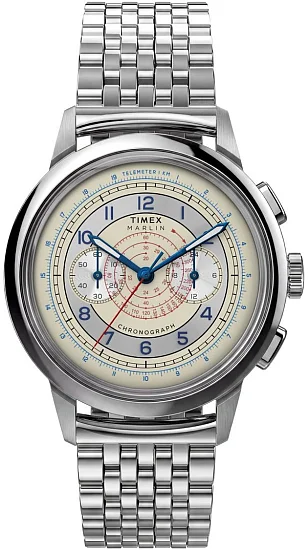 Timex Marlin Neo Classic Chronograph 40mm Stainless Steel Bracelet TW3A00300
