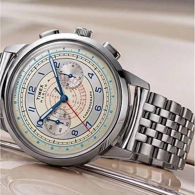 Timex Marlin Neo Classic Chronograph 40mm Stainless Steel Bracelet TW3A00300