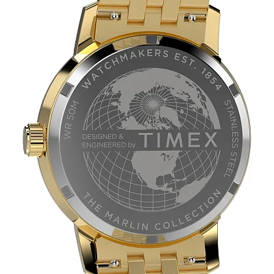 Timex Marlin Quartz GMT 40mm Stainless Steel Bracelet TW2Y47700