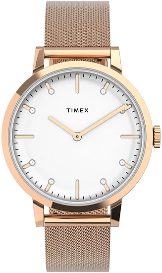Timex Midtown 36mm Stainless Steel Mesh Bracelet TW2V37100