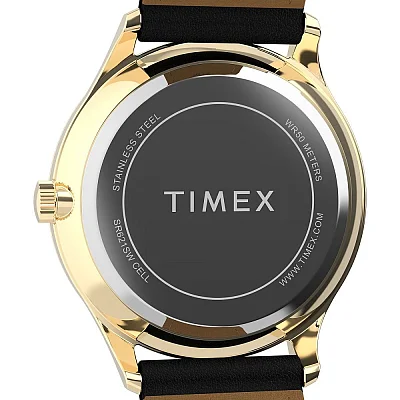 Timex Modern Easy Reader Day-Date 40mm Leather Strap TW2W68500