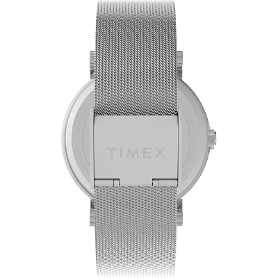 Timex OG 38mm Stainless Steel Mesh Bracelet Ice Blue TW2Y69000