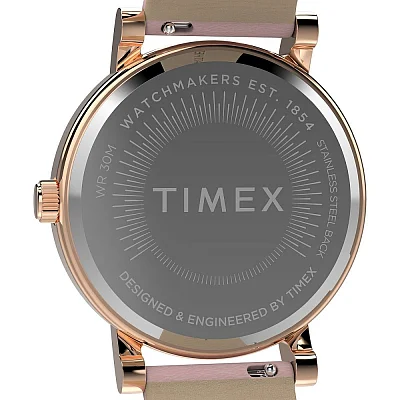 Timex Originals 38mm Stainless Steel Leather Strap TW2U05200