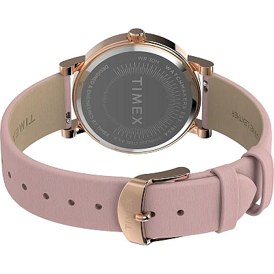 Timex Originals 38mm Stainless Steel Leather Strap TW2U05200