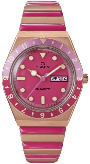 Timex Q Timex 36mm Stainless Steel Expansion Band TW2W41000