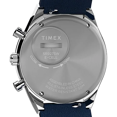 Timex Q Timex Chronograph 40mm Leather Strap TW2W51700