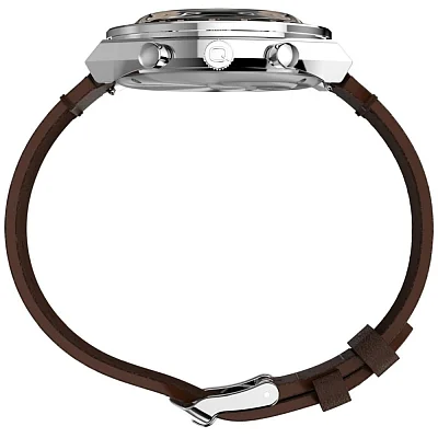 Timex Q Timex Chronograph 40mm Leather Strap TW2W51800