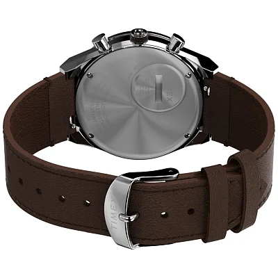 Timex Q Timex Chronograph 40mm Leather Strap TW2W51800