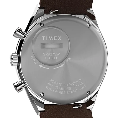 Timex Q Timex Chronograph 40mm Leather Strap TW2W51800