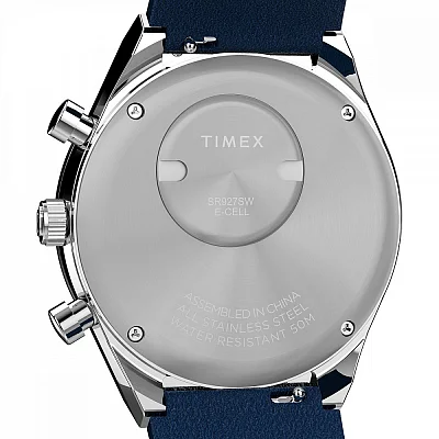 Timex Q Timex Chronograph 40mm Leather Strap TW2Y36100