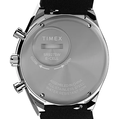 Timex Q Timex Chronograph 40mm Leather Strap TW2W53400
