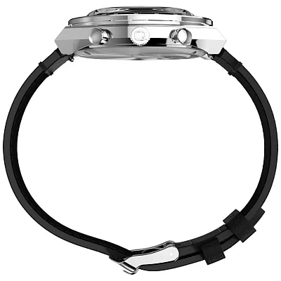 Timex Q Timex Chronograph 40mm Leather Strap TW2W53400