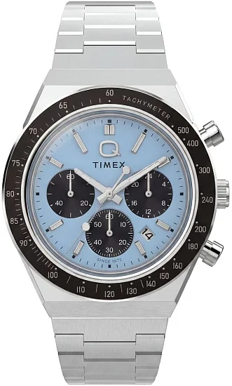 Timex Q Timex Chronograph 40mm Stainless Steel Bracelet TW2Y88600