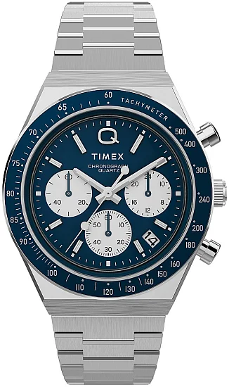 Timex Q Timex Chronograph 40mm Stainless Steel Bracelet TW2W51600