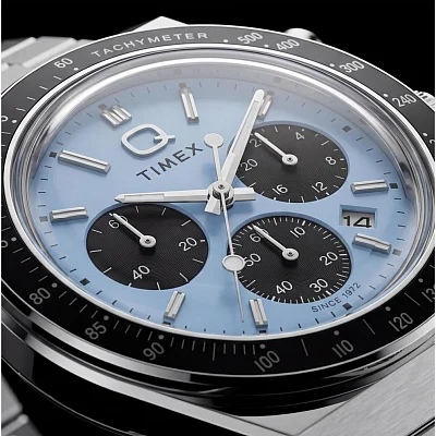 Timex Q Timex Chronograph 40mm Stainless Steel Bracelet TW2Y88600