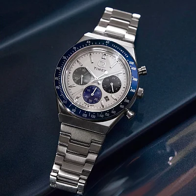 Timex Q Timex Chronograph 40mm Stainless Steel Bracelet TW2Y36200