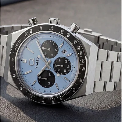 Timex Q Timex Chronograph 40mm Stainless Steel Bracelet TW2Y88600