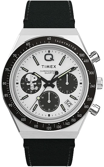 Timex Q Timex Chronograph 40mm Stainless Steel Bracelet x Peanuts TW2W68900