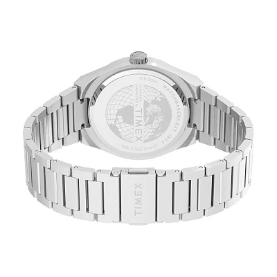 Timex Q Timex Continental Day-Date 39mm Stainless Steel Bracelet TW2Y25000