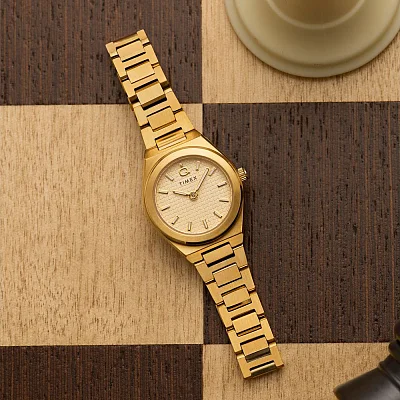 Timex Q Timex Continental Mini 24mm Stainless Steel Bracelet TW2Y68300