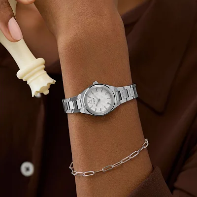 Timex Q Timex Continental Mini 24mm Stainless Steel Bracelet TW2Y68500