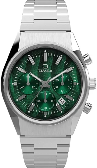 Timex Q Timex Falcon Eye Chronograph 40mm Stainless Steel Bracelet TW2W33600
