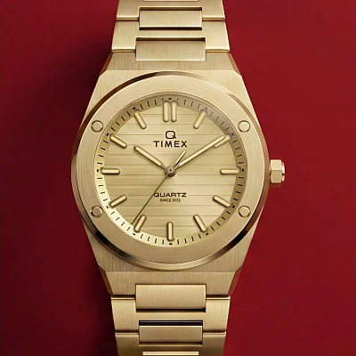 Timex Q Marbella 34mm Stainless Steel Bracelet TW2Y82000
