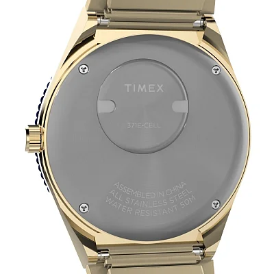 Timex Q Timex Reissue 38mm Blue Dial Expandable Stainless Steel Bracelet TW2V92400