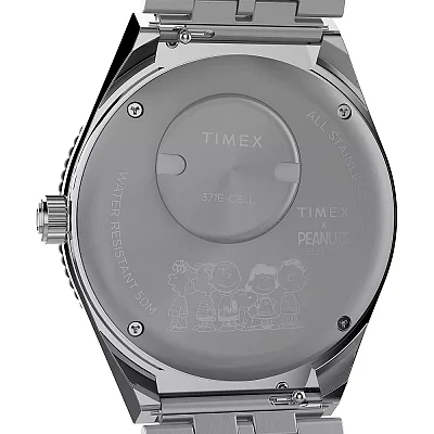 Timex Q Timex Reissue 38mm Stainless Steel Bracelet x Peanuts TW2W83300