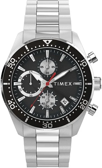 Timex Ridgefield Chronograph 42mm Stainless Steel Bracelet TW2Y56900