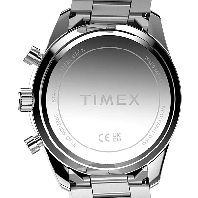 Timex Ridgefield Chronograph 42mm Stainless Steel Bracelet TW2Y62100