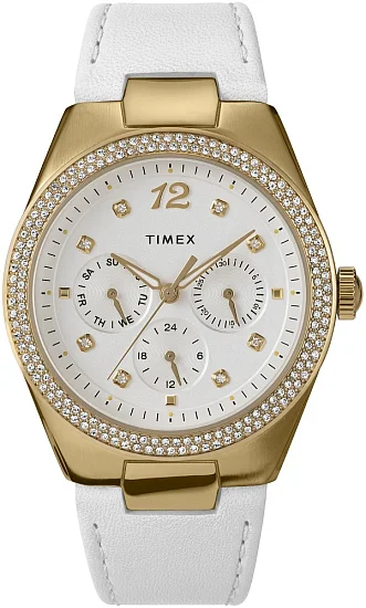 Timex Simone Multifunction 38mm Leather Strap TW2V80500