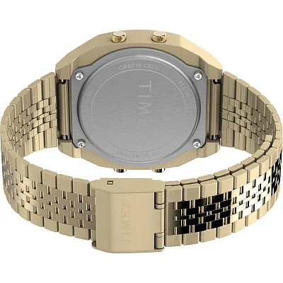 Timex T80 34mm Stainless Steel Bracelet Indiglo TW2V74300