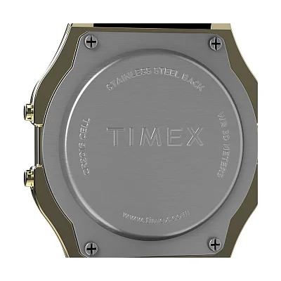 Timex T80 34mm Stainless Steel Expansion Band Indiglo TW2R79000