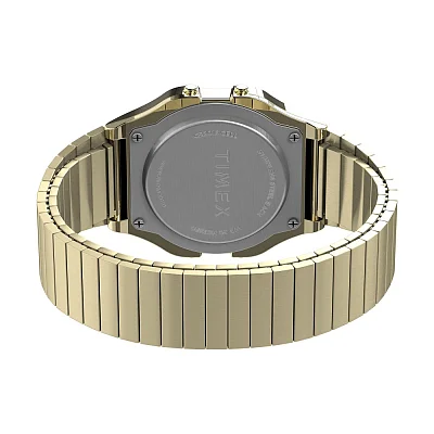 Timex T80 34mm Stainless Steel Expansion Band Indiglo TW2R79000