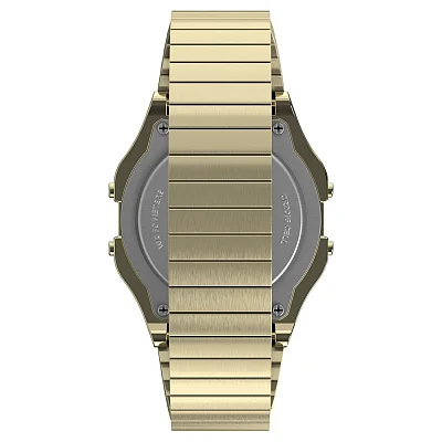Timex T80 34mm Stainless Steel Expansion Band Indiglo TW2R79000
