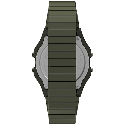 Timex T80 34mm Stainless Steel Expansion Band Indiglo TW2U94000