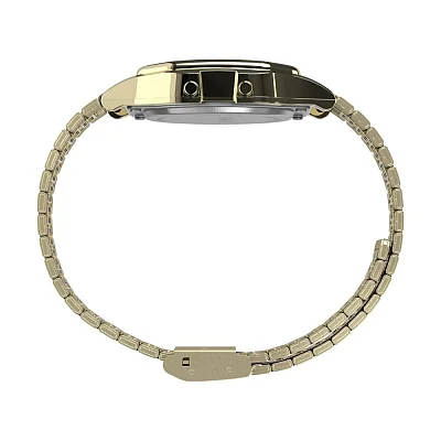 Timex T80 34mm Stainless Steel Gold PVD Bracelet Indiglo TW2R79200