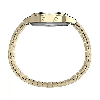 Timex T80 34mm Stainless Steel Gold PVD Bracelet Indiglo TW2W68100