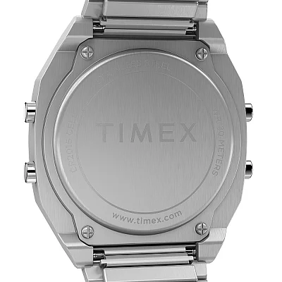 Timex T80 36mm Stainless Steel Expansion Band Indiglo TW2W47700