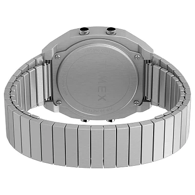 Timex T80 36mm Stainless Steel Expansion Band Indiglo TW2W47700