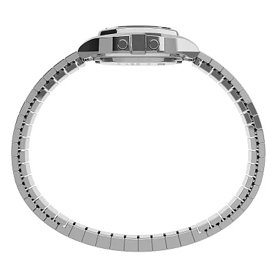 Timex T80 Mini 27mm Stainless Steel Expansion Band Indiglo TW2U94200