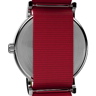 Timex x Peanuts Weekender Holiday 38mm Fabric Strap Watch TW2W80800