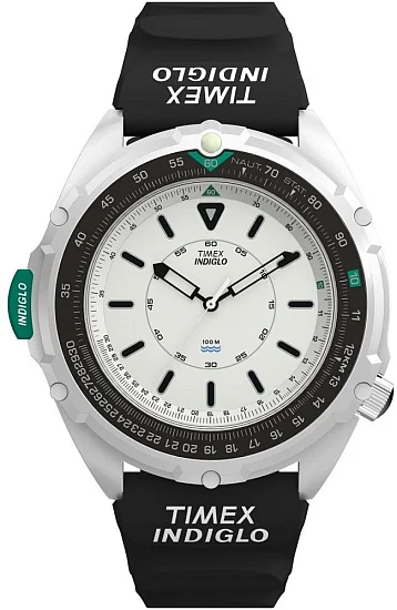 Timex 1995 Intrepid Reissue 46mm Synthetic Rubber Strap Indiglo TW2Y05800