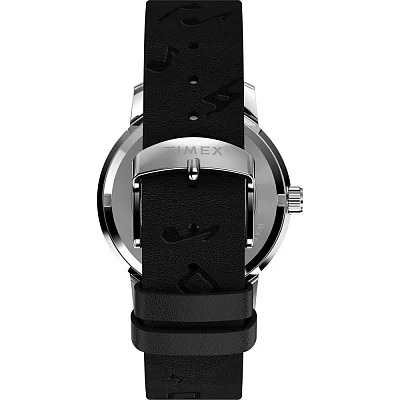 Timex x Peanuts Marlin Automatic Saxophonist 40mm Leather Strap Watch TW2W68800