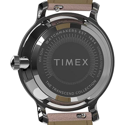 Timex Transcend 31mm Crystals Leather Strap TW2W46200