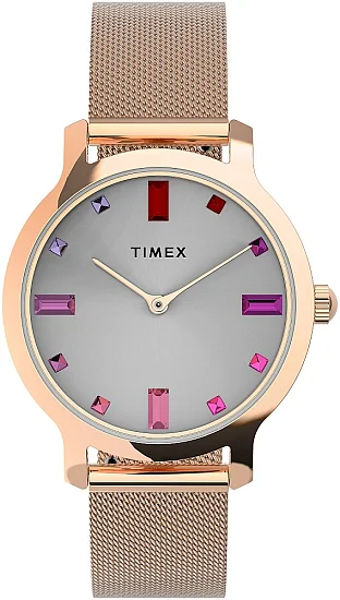 Timex Transcend 31mm Stainless Steel Mesh TW2U87000