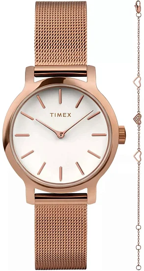 Timex Transcend 31mm Stainless Steel Mesh Set TWG064100