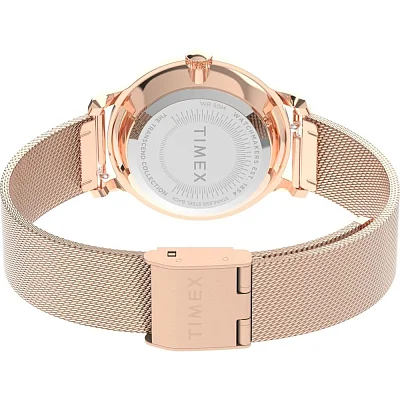 Timex Transcend 31mm Stainless Steel Rose Gold PVD Mesh TW2W46100